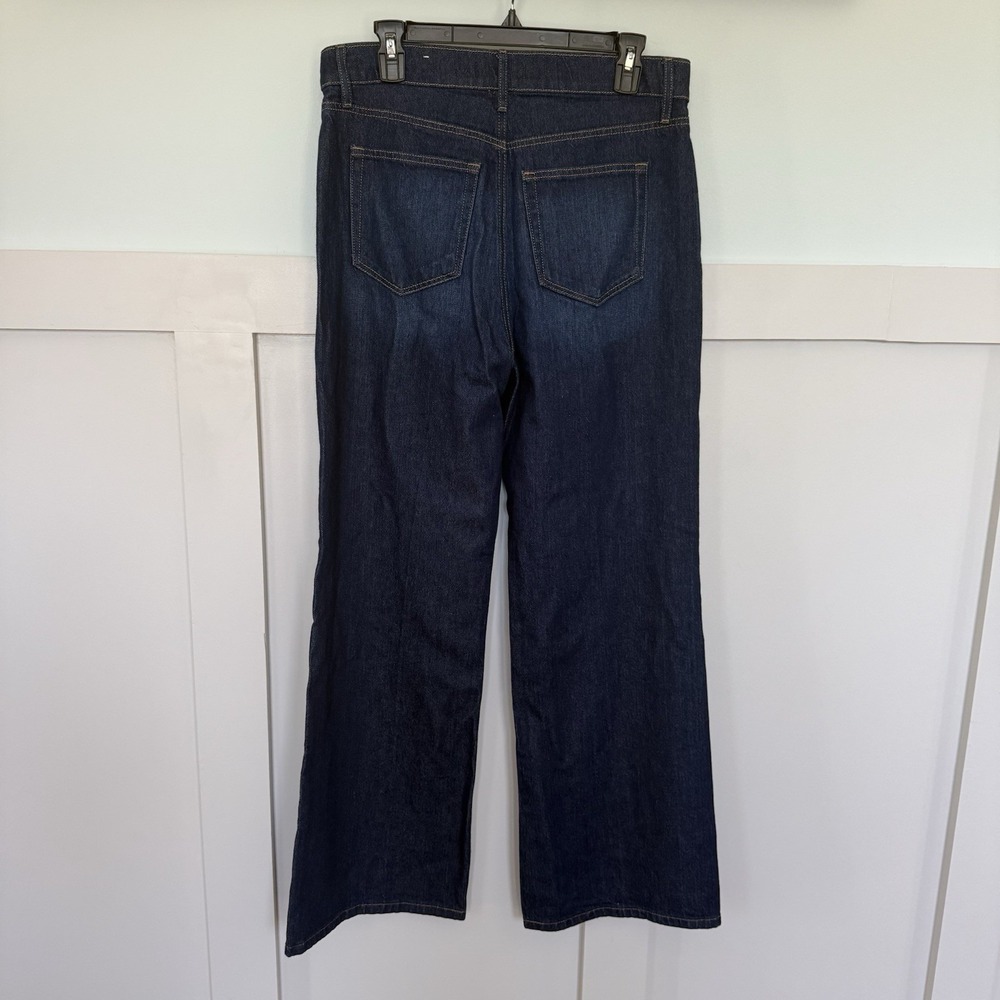 Ann Taylor LOFT NWT Size 28/6 Wide Leg High Rise Jeans Pockets Stretch Dressy - Picture 2 of 9